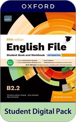ENGLISH FILE 5TH EDITION B2.2. STUDENT'S BOOK AND WORKBOOK AND DIGITAL WITH KEY