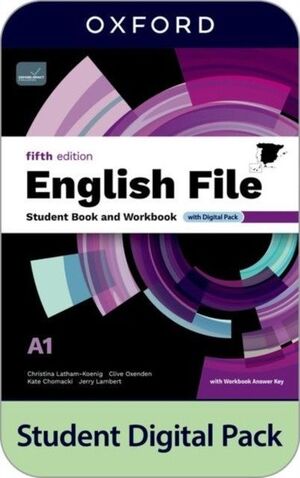 ENGLISH FILE 5TH EDITION A1. STUDENT'S BOOK AND WORKBOOK AND DIGITAL WITH KEY PA