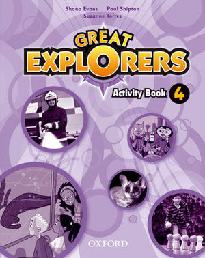 GREAT EXPLORERS 4ºEP ACTIVITY BOOK (OXFORD)