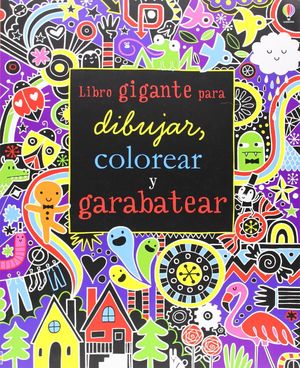 LIBRO GIGANTE DIBUJAR COLOREAR Y GARABATOS