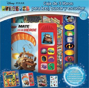 CAJA 3 LIBROS LEE BUSCA Y JUEGA DISNEY PIXAR RLP