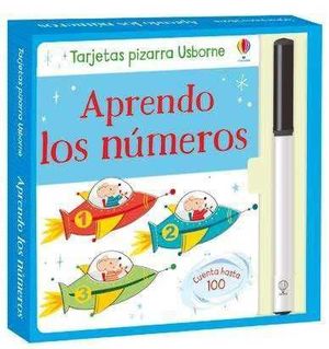 APRENDO LOS NUMEROS TARJETA PIZARRA