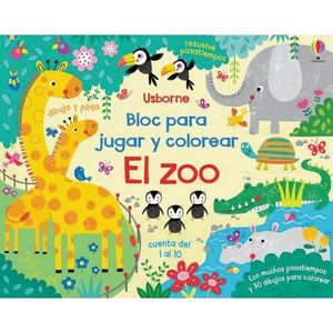 EL ZOO BLOC JUGAR Y COLOREAR