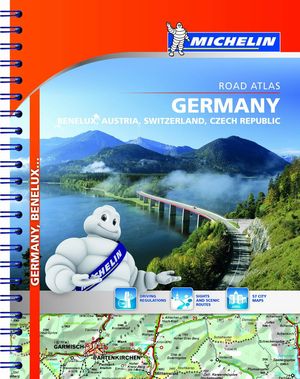 ROAD ATLAS GERMANY, BENELUX, AUSTRIA, SWITZERLAND, CZECH REPUBLIC