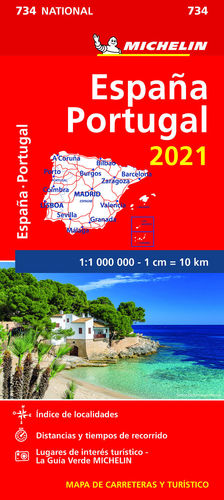 MAPA 734 NATIONAL ESPAÑA-PORTUGAL 2021