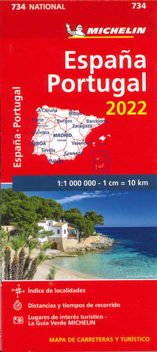 MAPA 734 ESPAÑA&PORTUGAL (2022) (MICHELIN)