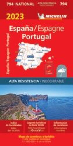 MAPA CARRETERAS ESPAÑA PORTUGAL - ALTA RESITENCIA (17794)