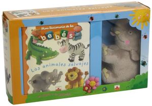 MINI DICCIONARIO BEBES ANIMALES SALVAJES + PELUCHE