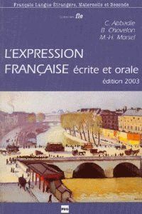 LIVRE L´EXPRESSION FRANÇAISE ECRITE ET ORALE