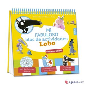 MI FABULOSO BLOC DE ACTIVIDADES LOBO. LOBO Y SUS AMIGOS