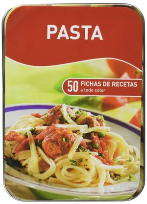 PASTA. CAJAS DE RECETAS. 2013