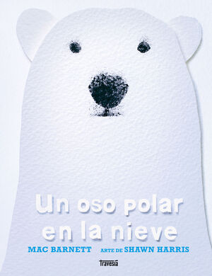 OSO POLAR EN LA NIEVE, UN