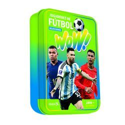 JUGADORES DE FÚTBOL (WOW! LATA) (LIBRO+32 CARTAS)