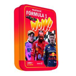 PILOTOS DE FÓRMULA 1 (WOW! LATA) (LIBRO+32 CARTAS)