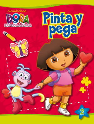 PINTA Y PEGA (DORA LA EXPLORADORA. ACTIVIDADES)