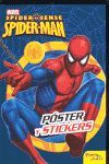 SPIDERMAN. PÓSTER Y STICKERS