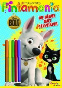 BOLT. PINTAMANÍA ROTULADORES. UN HÉROE MUY TELEVISIVO