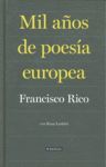 MIL AÑOS DE POESÍA EUROPEA