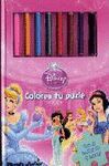 PRINCESAS DISNEY. COLOREA TU PUZZLE