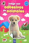 JUEGA CON ADHESIVOS DE ANIMALES (ROSA)