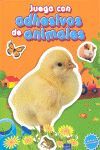 JUEGA CON ADHESIVOS DE ANIMALES (AMARILLO)