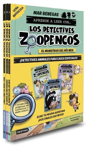 PACK APRENDE A LEER CON...LOS DETECTIVES ZOOPENCOS 1-3