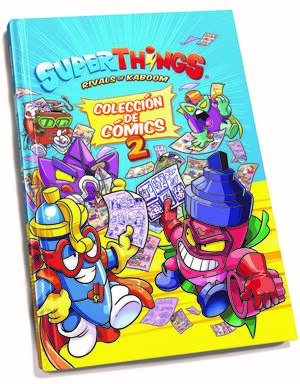 LIBRO COLECCIONISTA CÓMICS SUPERTHINGS - MAX - SERIES 4, 5 Y SECRET SPIES