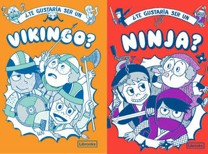 PACK TE GUSTARÍA SER UN VIKINGO O UN NINJA?