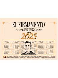CALENDARIO MESA ZARAGOZANO 2025