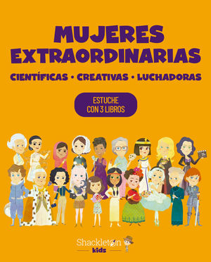 PACK MUJERES EXTRAORDINARIAS, CIENTÍFICAS, CREATIVAS, LUCHADORAS