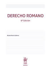 DERECHO ROMANO (6ºED/TIRANT LO BLANCH)