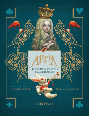 ALICIA. JUEGO DE CARTAS. JUEGO DE 54 CARTAS Y LIBRO