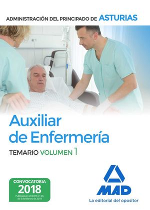 AUXILIAR DE ENFERMERÍA DE LA ADMINISTRACIÓN DEL PRINCIPADO DE ASTURIAS. VOLUMEN