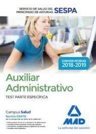 AUXILIAR ADMINISTRATIVO SESPA. TEST PARTE ESPECÍFICA