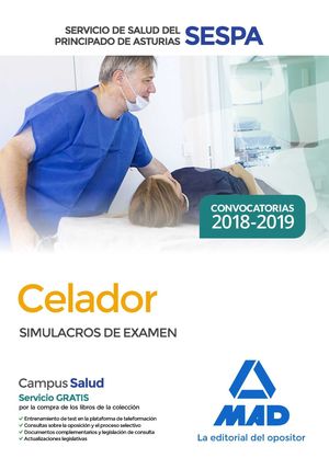 CELADOR (SIMULACROS DE EXAMEN) SESPA.