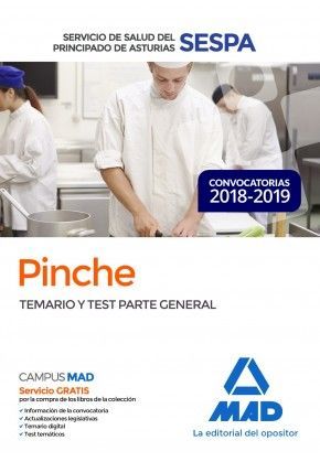 PINCHE (SESPA) TEMARIO Y TEST PARTE GENERAL