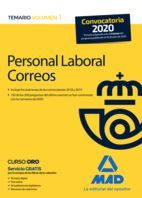 CORREOS (2020) PERSONAL LABORAL. TEMARIO VOL 1 (MAD)