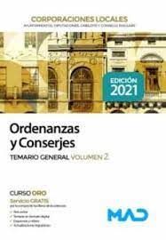 ORDENANZAS Y CONSERJES DE CORPORACIONES LOCALES. TEMARIO GENERAL VOL.2