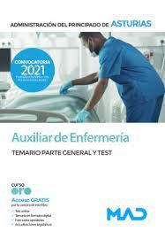 AUXILIAR ENFERMERÍA PRINCIPADO ASTURIAS. TEMARIO PARTE GENERAL Y TEST