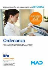 ORDENANZA ADMINISTRACIÓN PRINCIPADO DE ASTURIAS. TEMARIO Y TEST PARTE