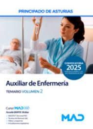 TEMARIO II AUXILIAR ENFERMERIA PRINCIPADO ASTURIAS 2025