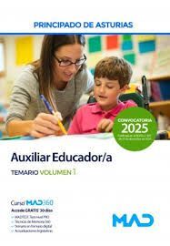 TEMARIO 1 AUXILIAR EDUCADOR/A PRINCIPADO ASTURIAS 2025