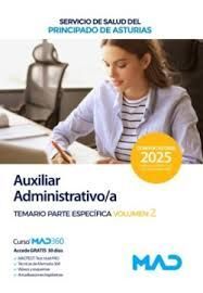 TEMARIO 2 AUXILIAR ADMINISTRATIVO 2025 SESPA ASTURIAS