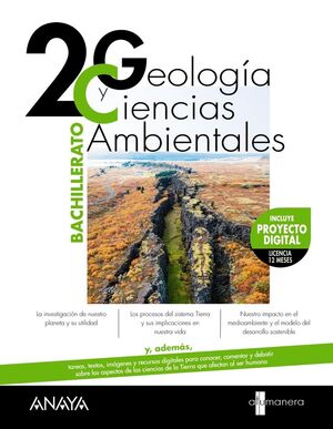 GEOLOGÍA Y CIENCIAS AMBIENTALES 2ºBACHILLER ANAYA 2023