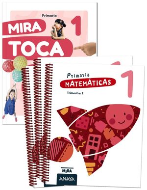 MATEMÁTICAS 1ºEP MIRA, TOCA, SIENTE... ANAYA 2026