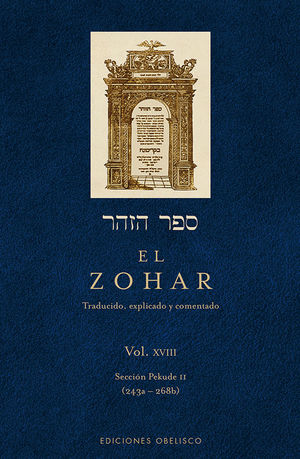 EL ZOHAR, (VOL. 18)