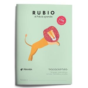 VACACIONES RUBIO (4.º DE PRIMARIA)