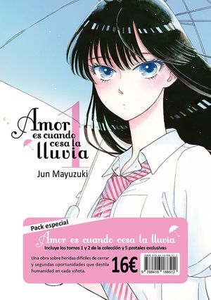 PACK AMOR ES CUANDO CESA LA LLUVIA VOL. 1 Y 2