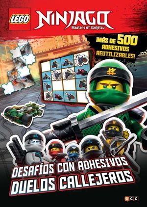 LEGO NINJAGO. DESAFÍOS CON ADHESIVOS. DUELOS CALLEJEROS