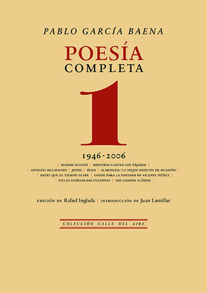 POESÍA COMPLETA VOL.1 